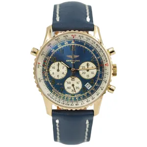 Breitling Navitimer H34030 Rattrapante 38mm Limited Edition 18K Yellow Gold