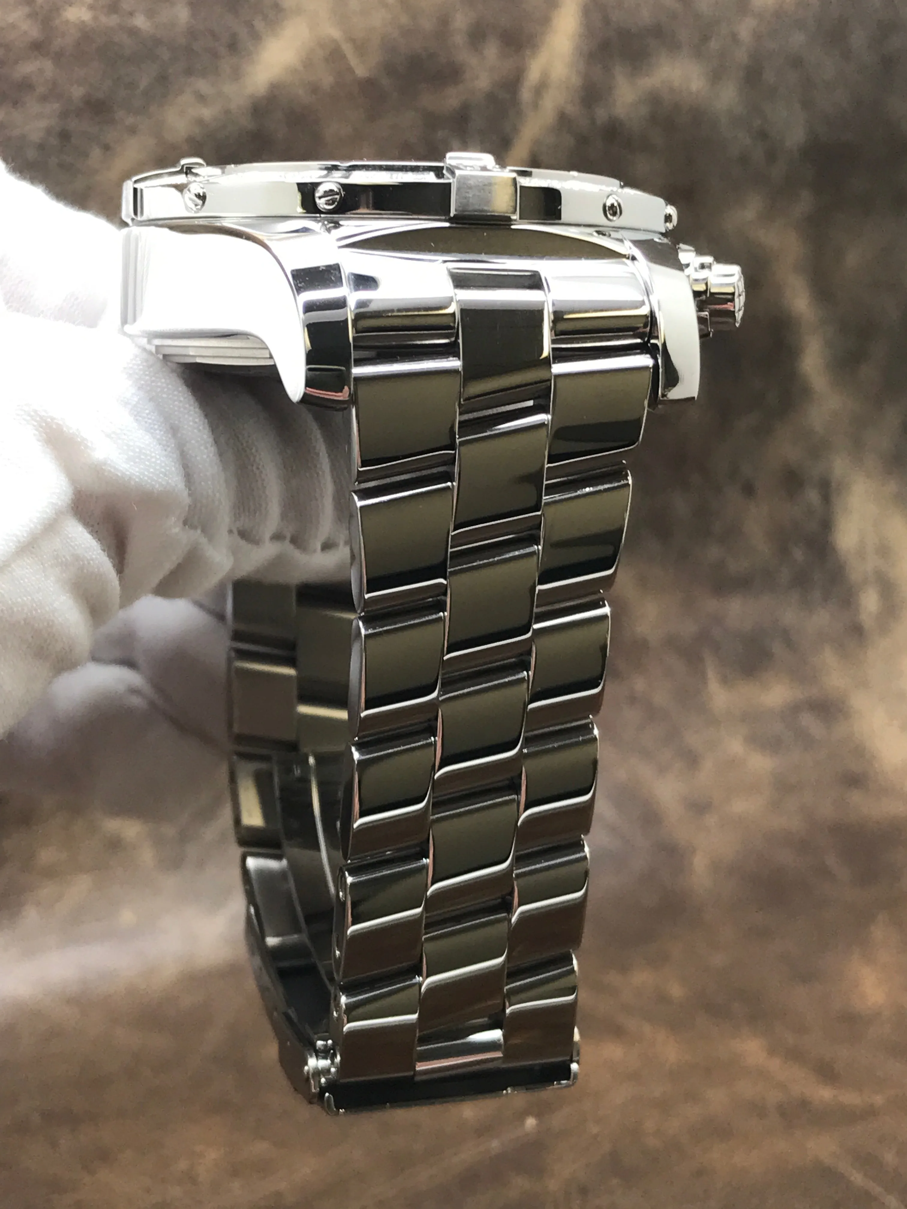 Breitling Super Avenger A13370 Black Dial Automatic Men's Watch