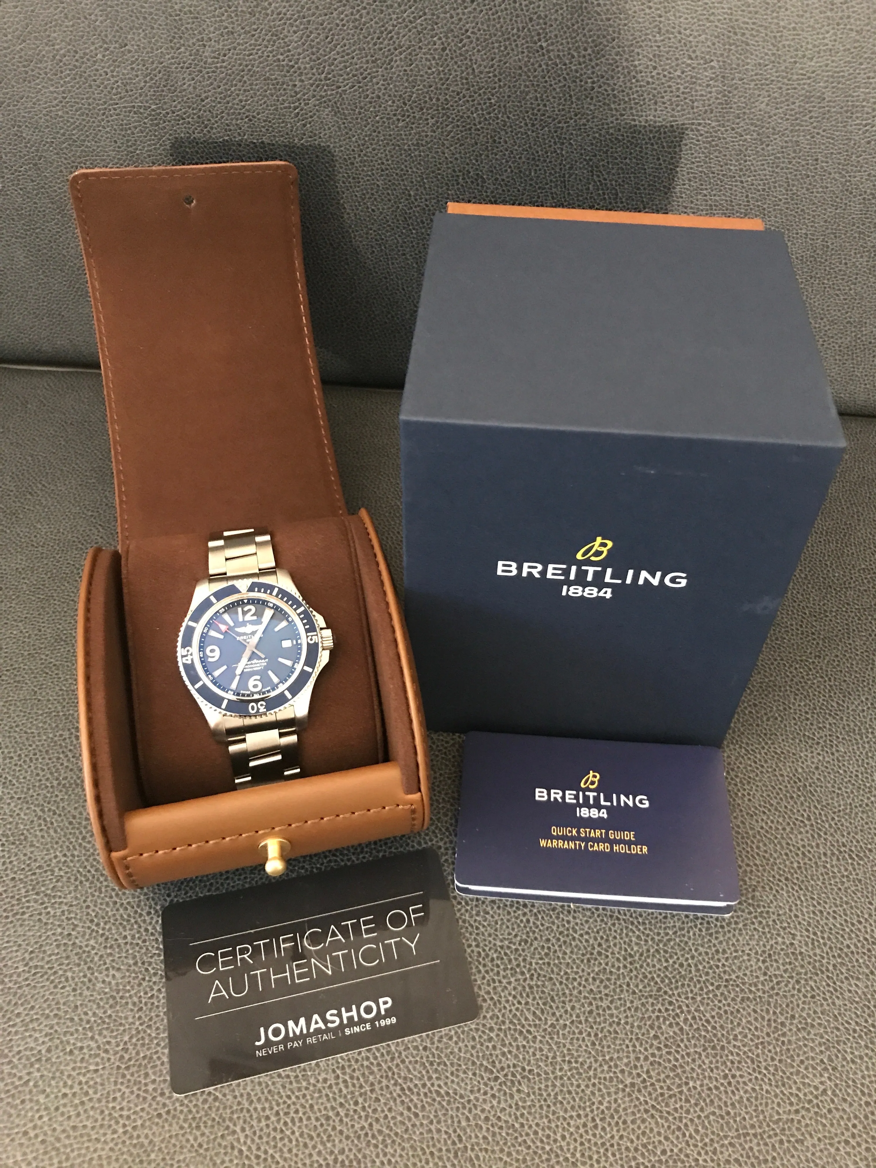 Breitling Superocean 42 A17366D81C1A1 Blue Dial Automatic Men's Watch
