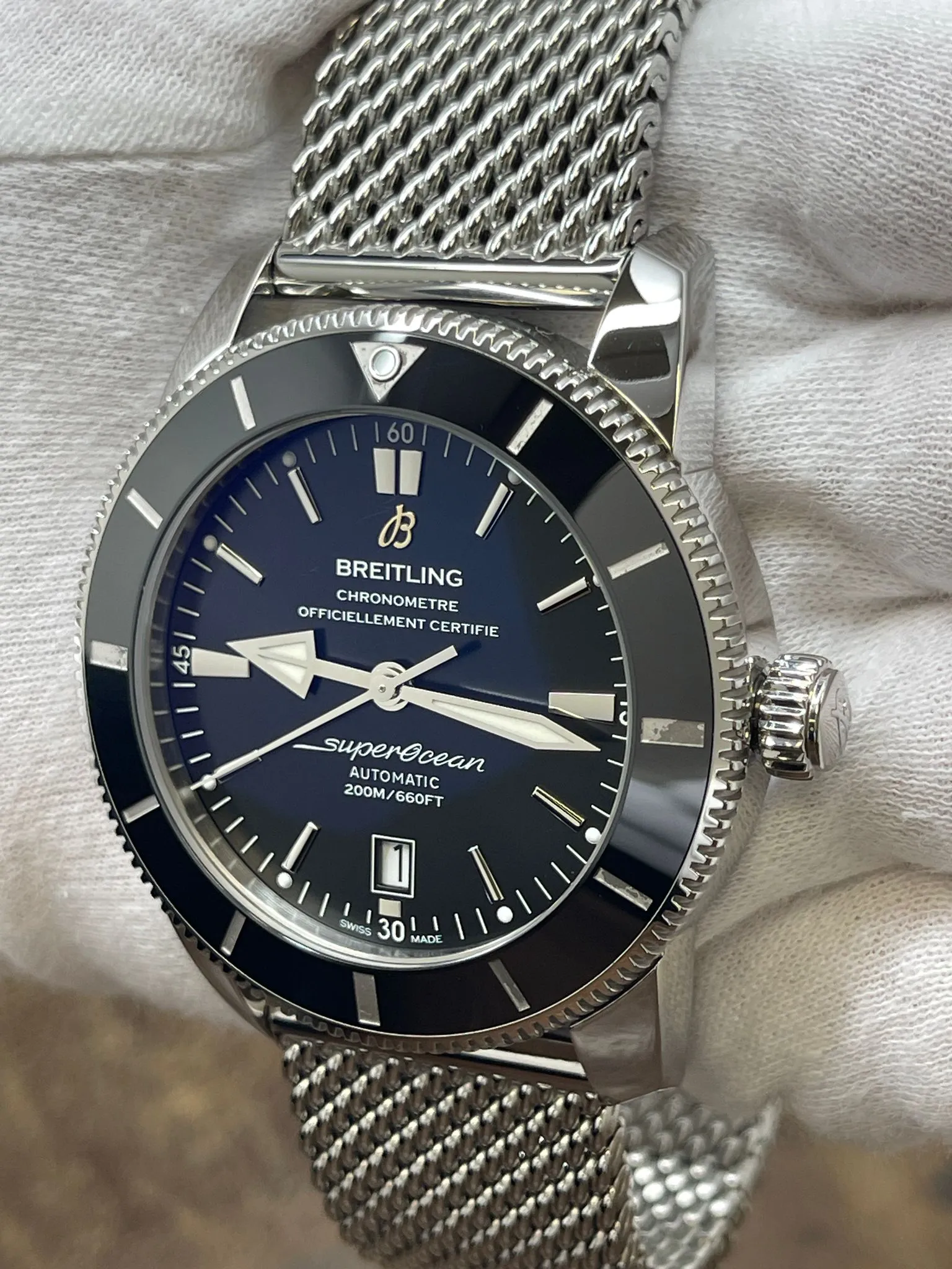 Breitling Superocean Heritage II  46mm AB2020 Black Dial Automatic Men's Watch