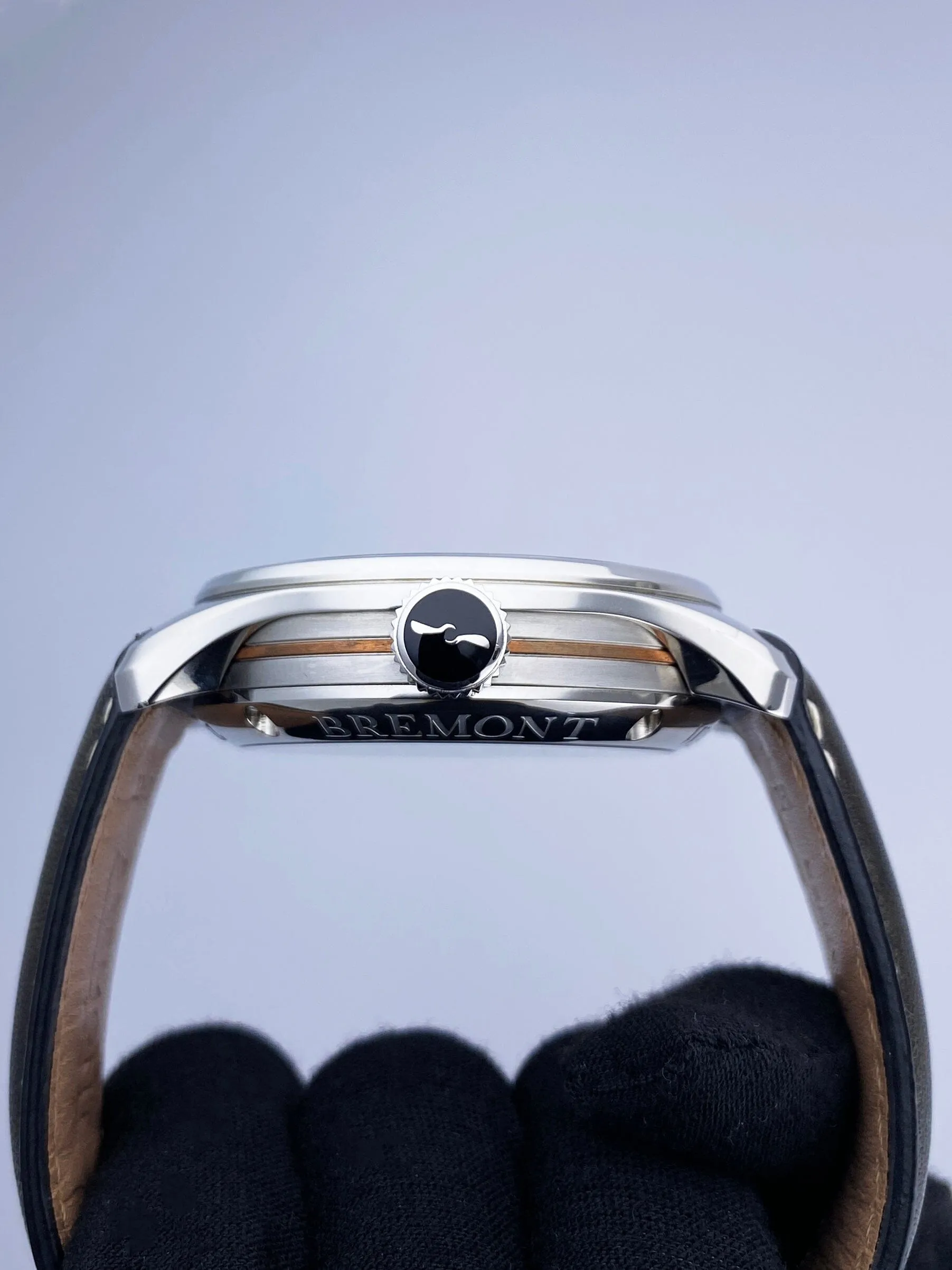 Bremont Wright Flyer Black Dial Steel Limited Mens Watch Box Papers