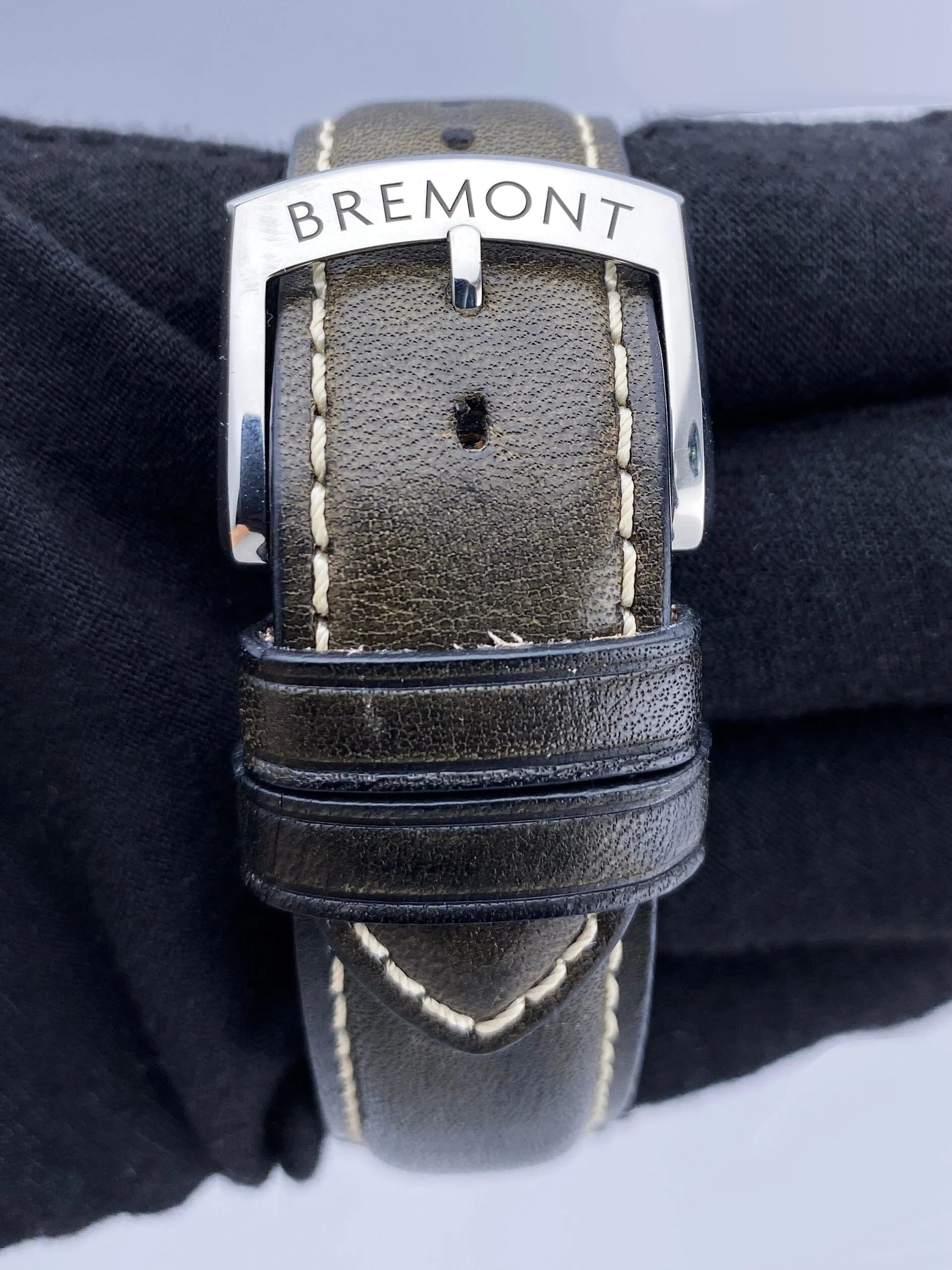 Bremont Wright Flyer Black Dial Steel Limited Mens Watch Box Papers