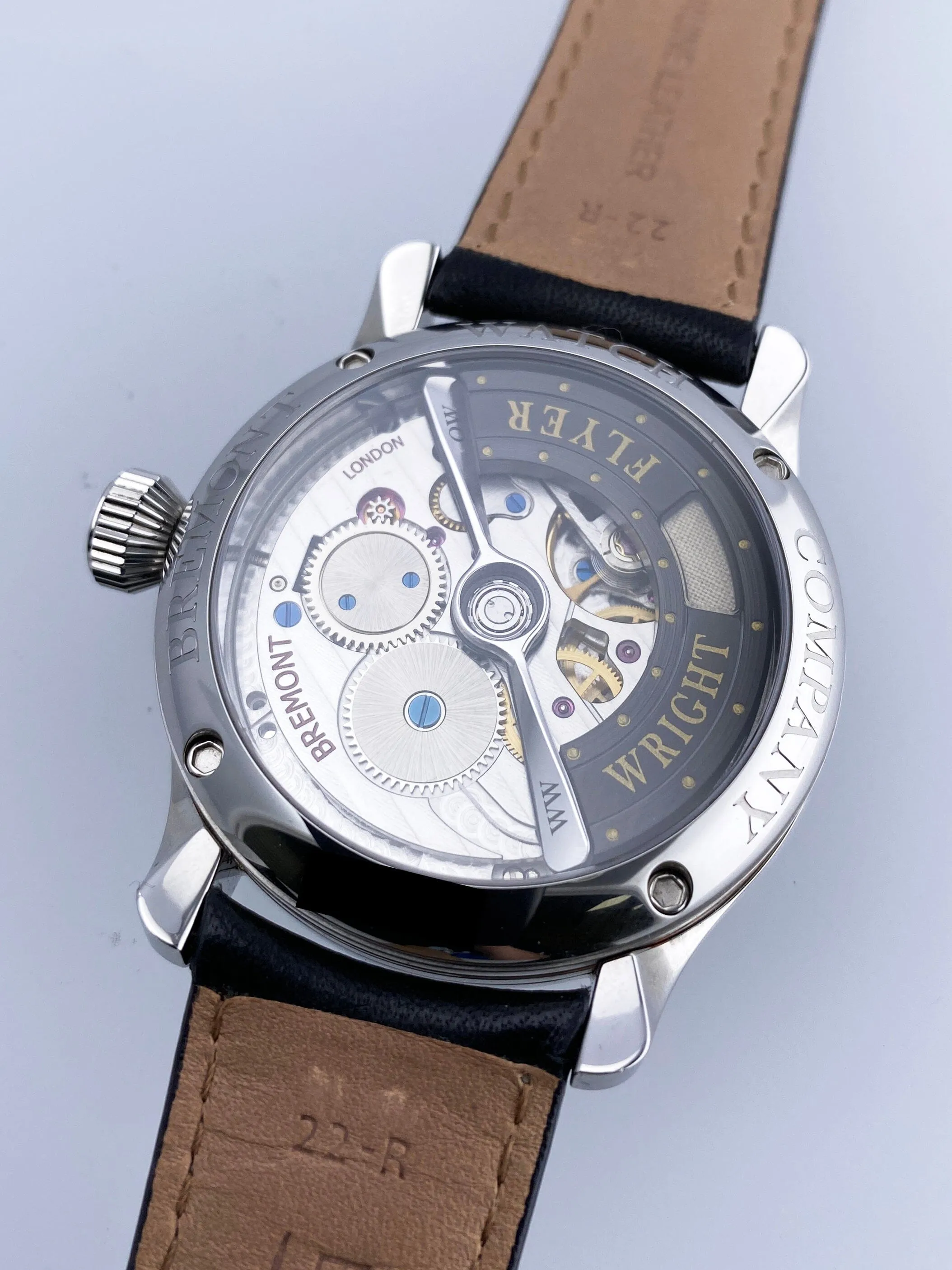 Bremont Wright Flyer Black Dial Steel Limited Mens Watch Box Papers