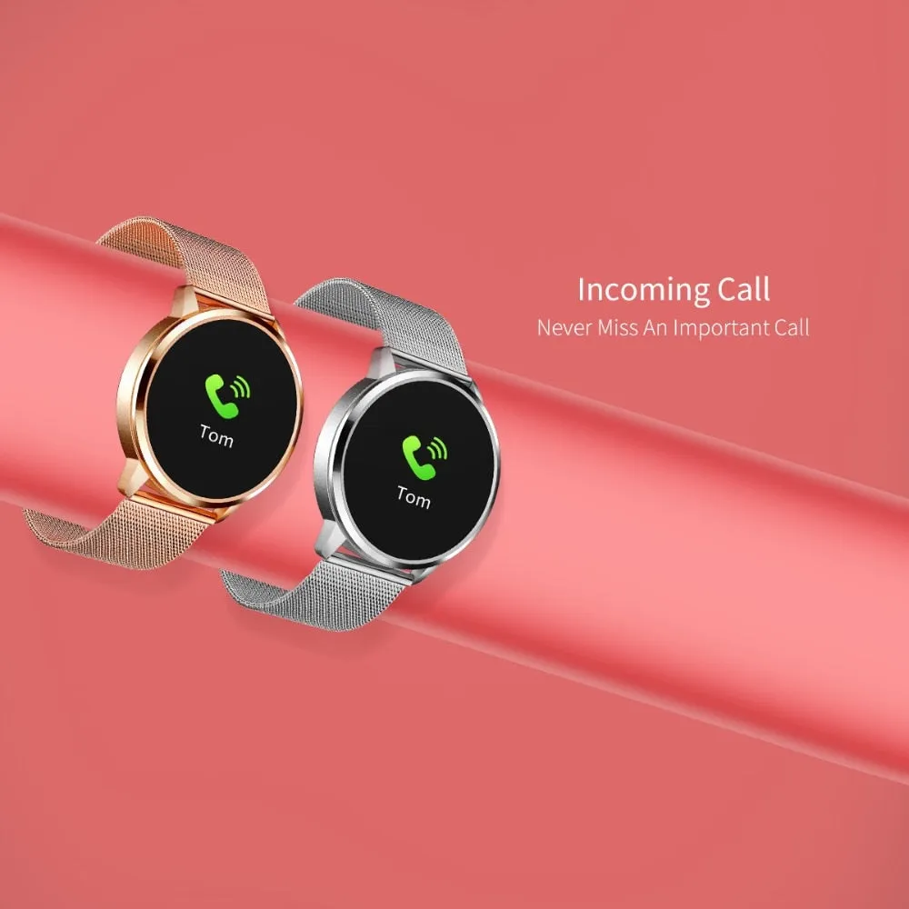 Brilliant OLED Color Screen, Fitness Tracker, Heart Rate Monitor Smart Watch