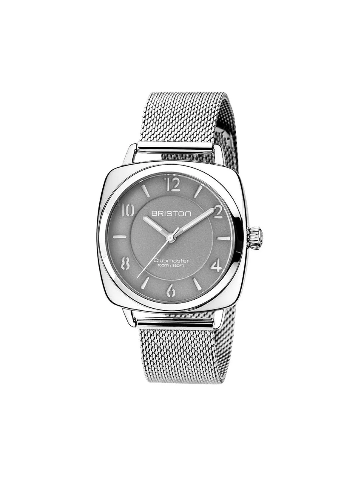 Briston Milanese Mesh Strap Silver for Clubmaster Chic 18mm