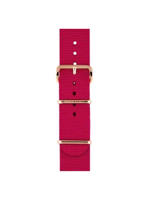 Briston Nato Strap Raspberry Rose Gold 20mm