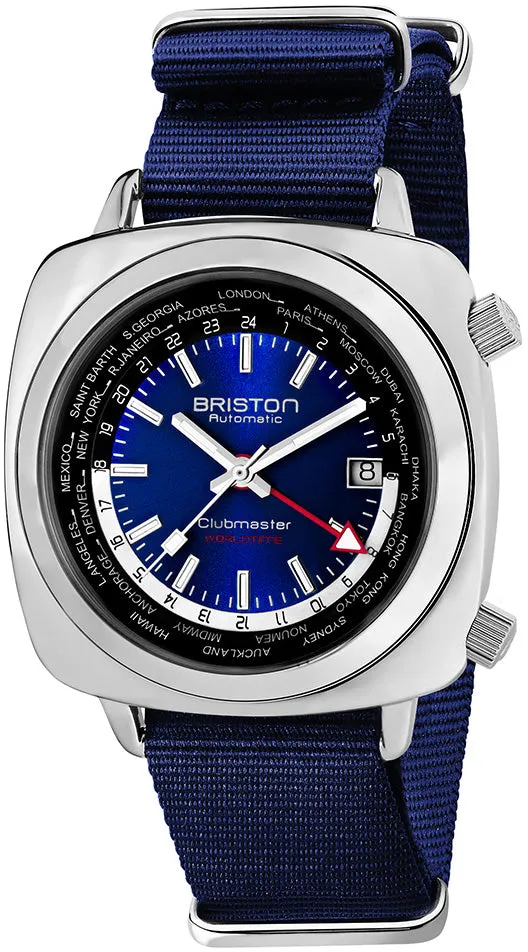 Briston Watch Clubmaster Traveler Worldtime GMT Limited Edition
