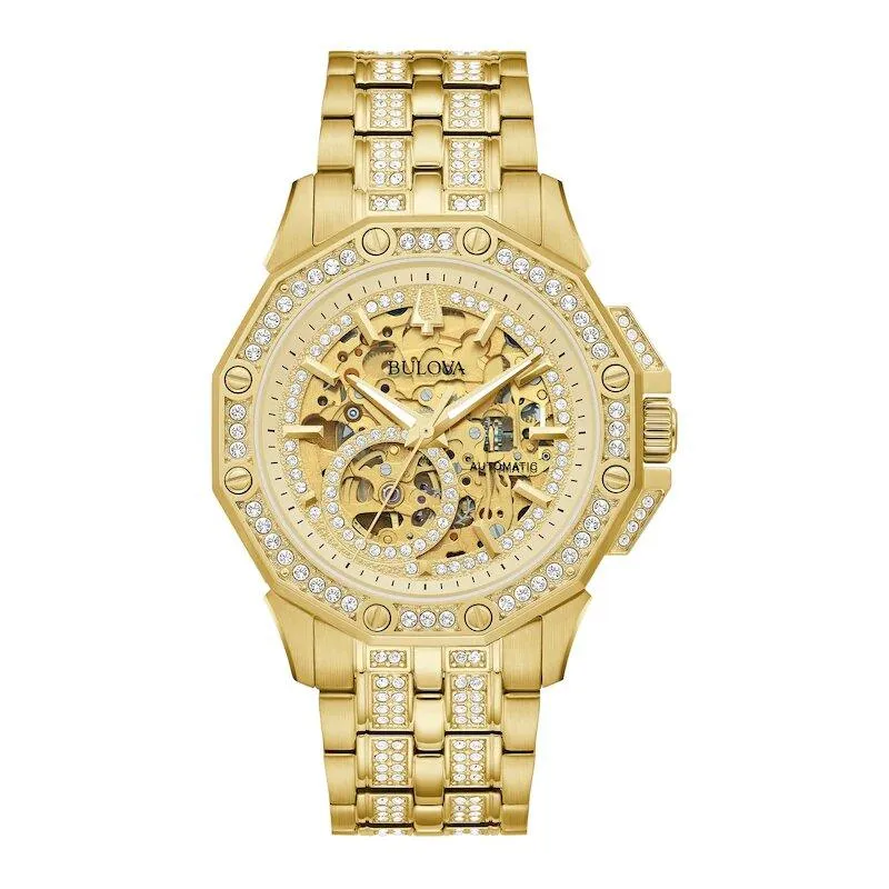 Bulova Crystal Automatic Men's Watch 98A292