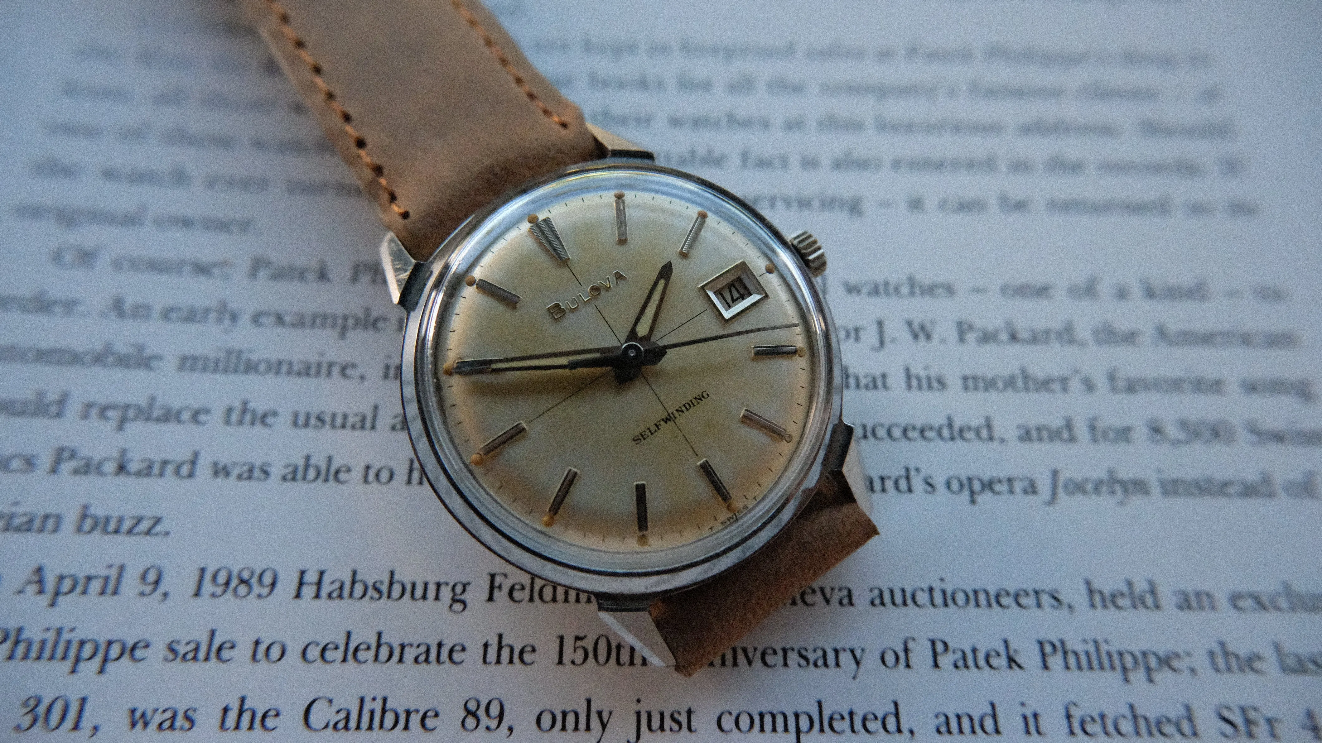 Bulova Selfwinding Wristwatch 23 Jewels Cal 11 Alacd