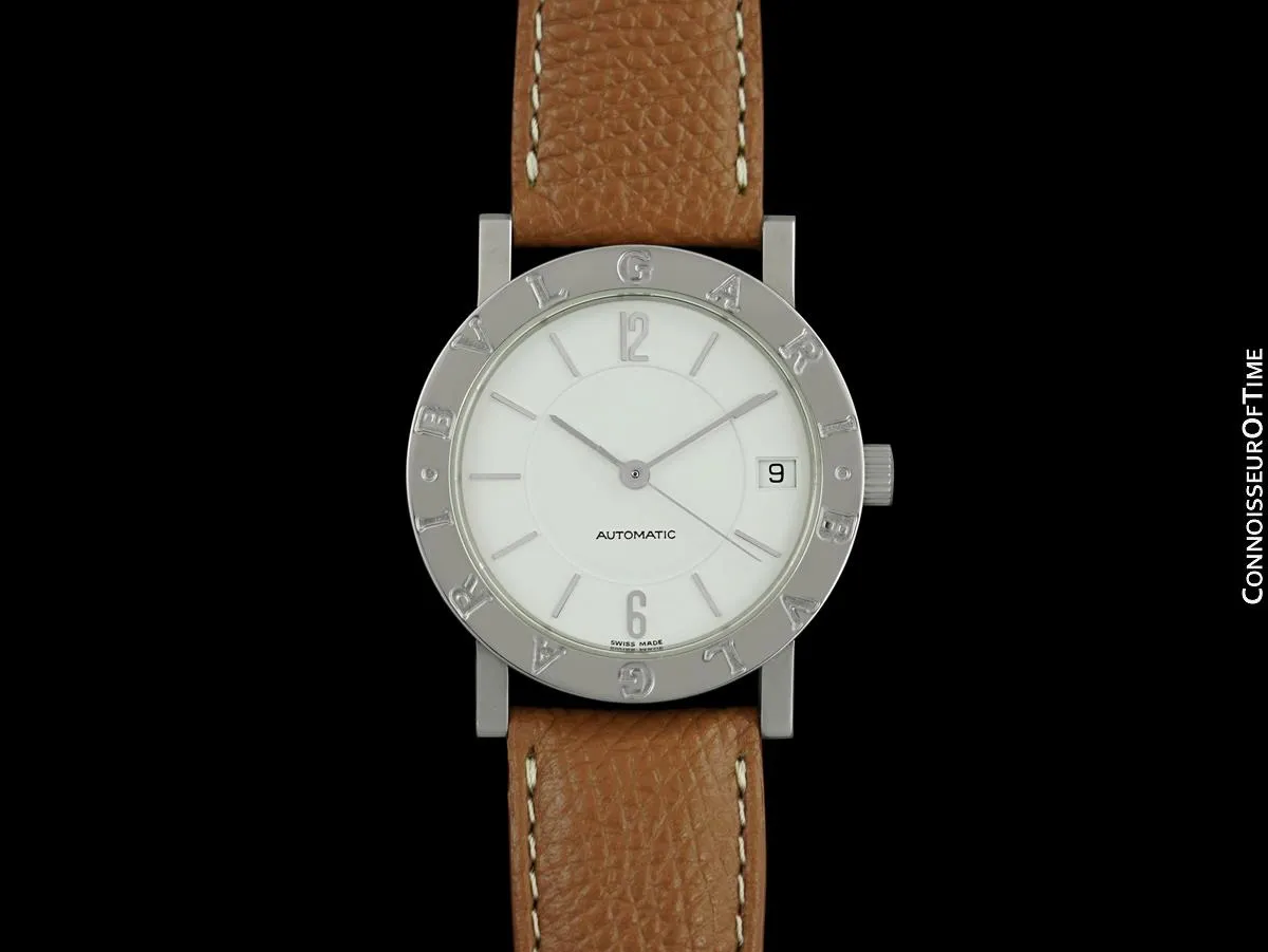 Bvlgari Bvlgari (Bulgari) Mens Automatic Watch, BB 33 SL - Stainless Steel