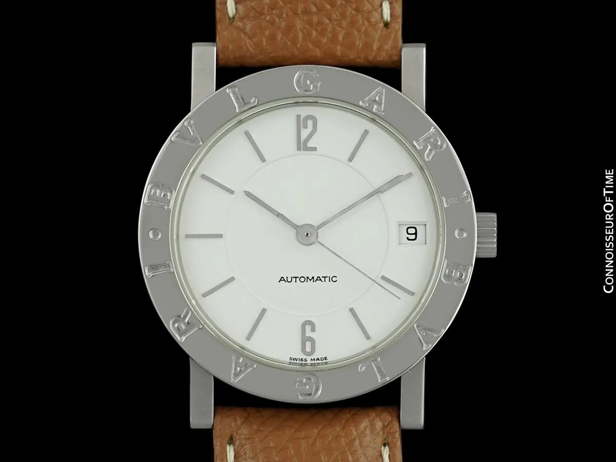Bvlgari Bvlgari (Bulgari) Mens Automatic Watch, BB 33 SL - Stainless Steel