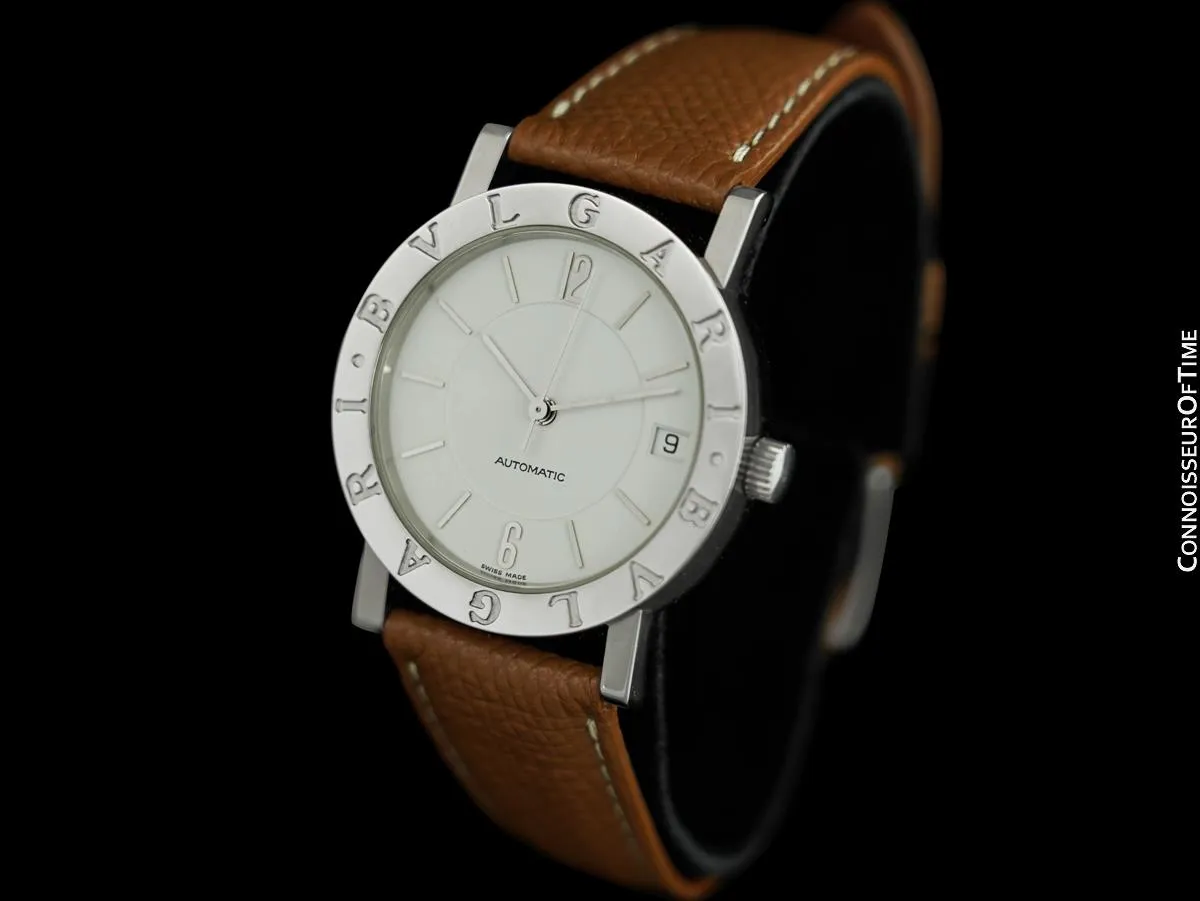 Bvlgari Bvlgari (Bulgari) Mens Automatic Watch, BB 33 SL - Stainless Steel