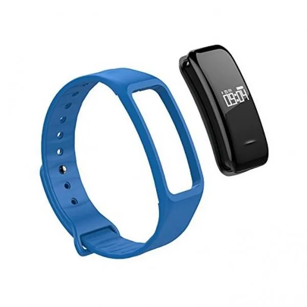 C1 Blood Pressure Oxygen Heart Rate Pedometer Smart Bracelet for Android IOS Blue
