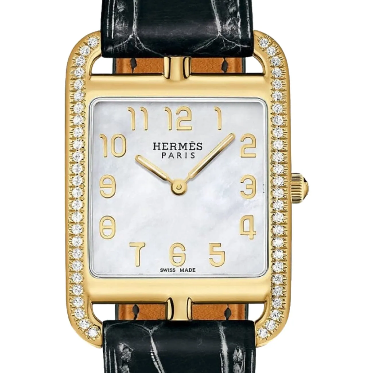 CAPE COD - MOTHER OF PEARL DIAMOND SET LARGE WATCH