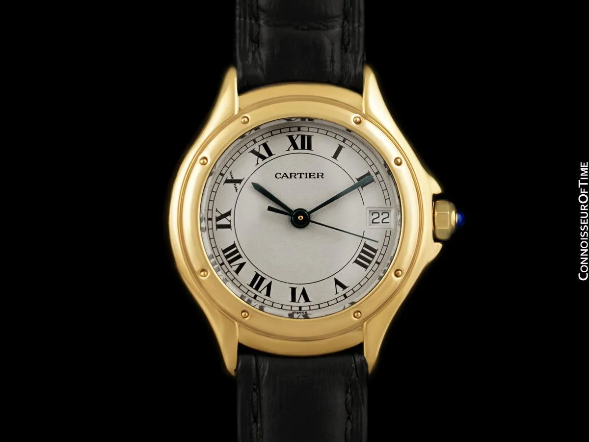 Cartier Cougar Panthere Ladies 18K Gold Watch - 18K Gold