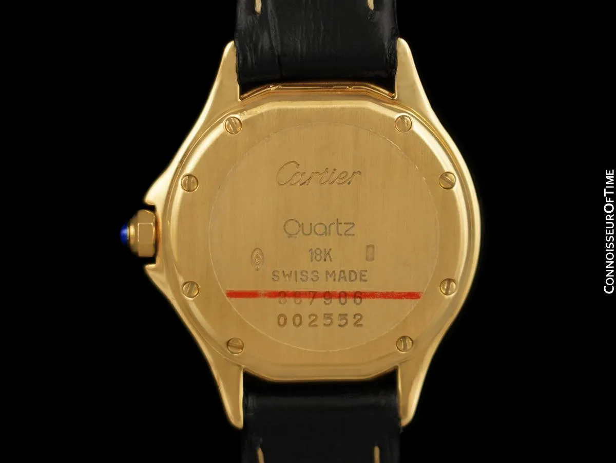 Cartier Cougar Panthere Ladies 18K Gold Watch - 18K Gold