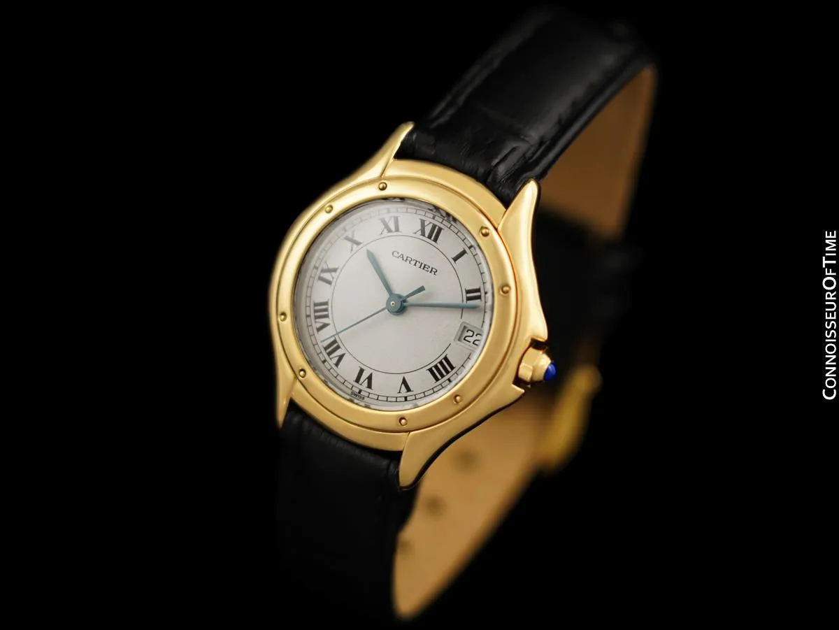 Cartier Cougar Panthere Ladies 18K Gold Watch - 18K Gold