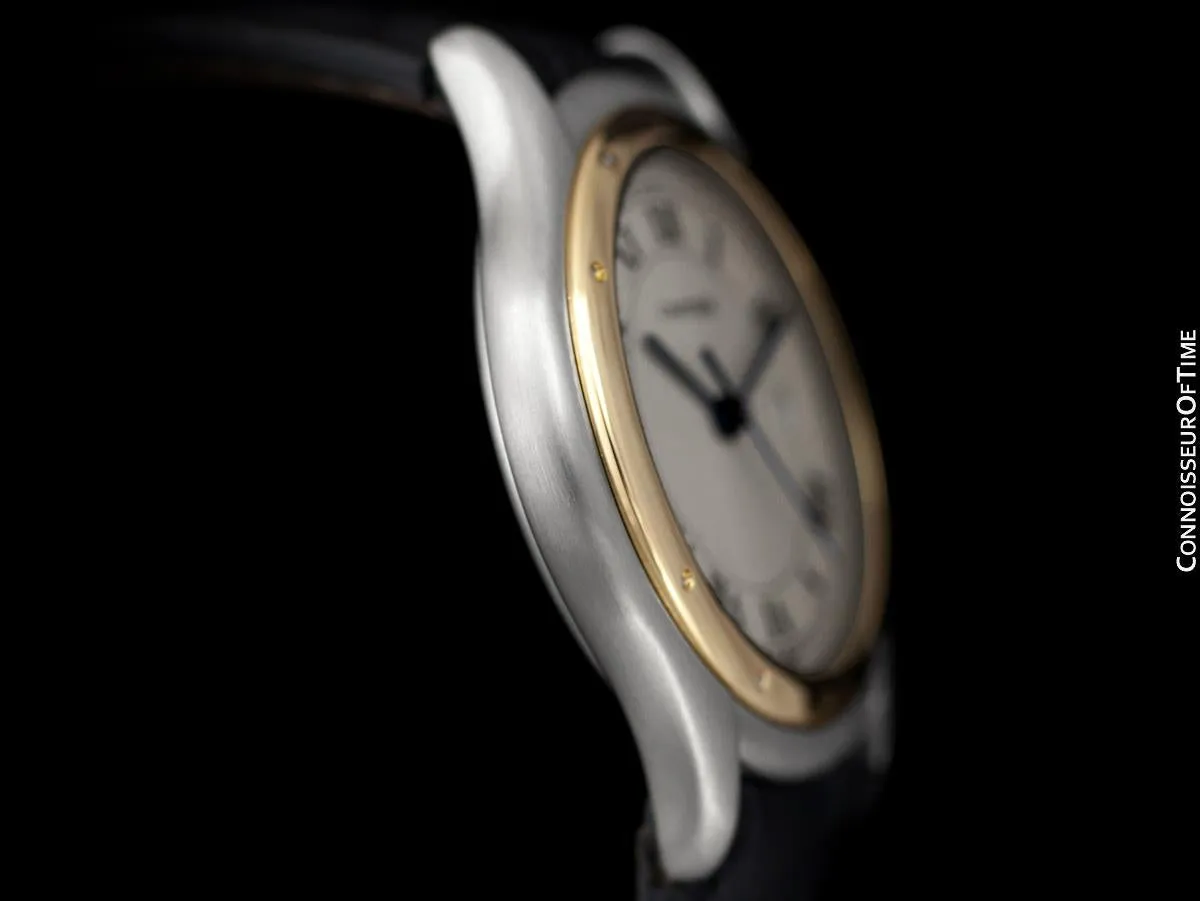 Cartier Cougar Panthere Mens 2-Tone Unisex Watch - Stainless Steel & 18K Gold