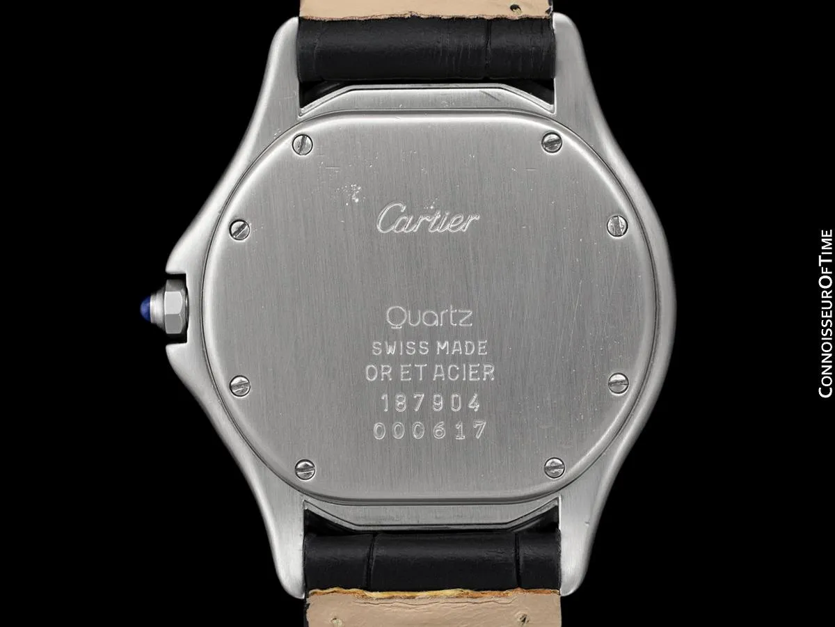 Cartier Cougar Panthere Mens 2-Tone Unisex Watch - Stainless Steel & 18K Gold