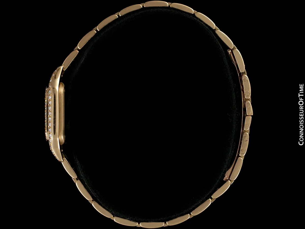 Cartier Panthere Mini (Panther) Special Edition Ladies Watch - 18K Gold & Cartier Factory Set Diamonds