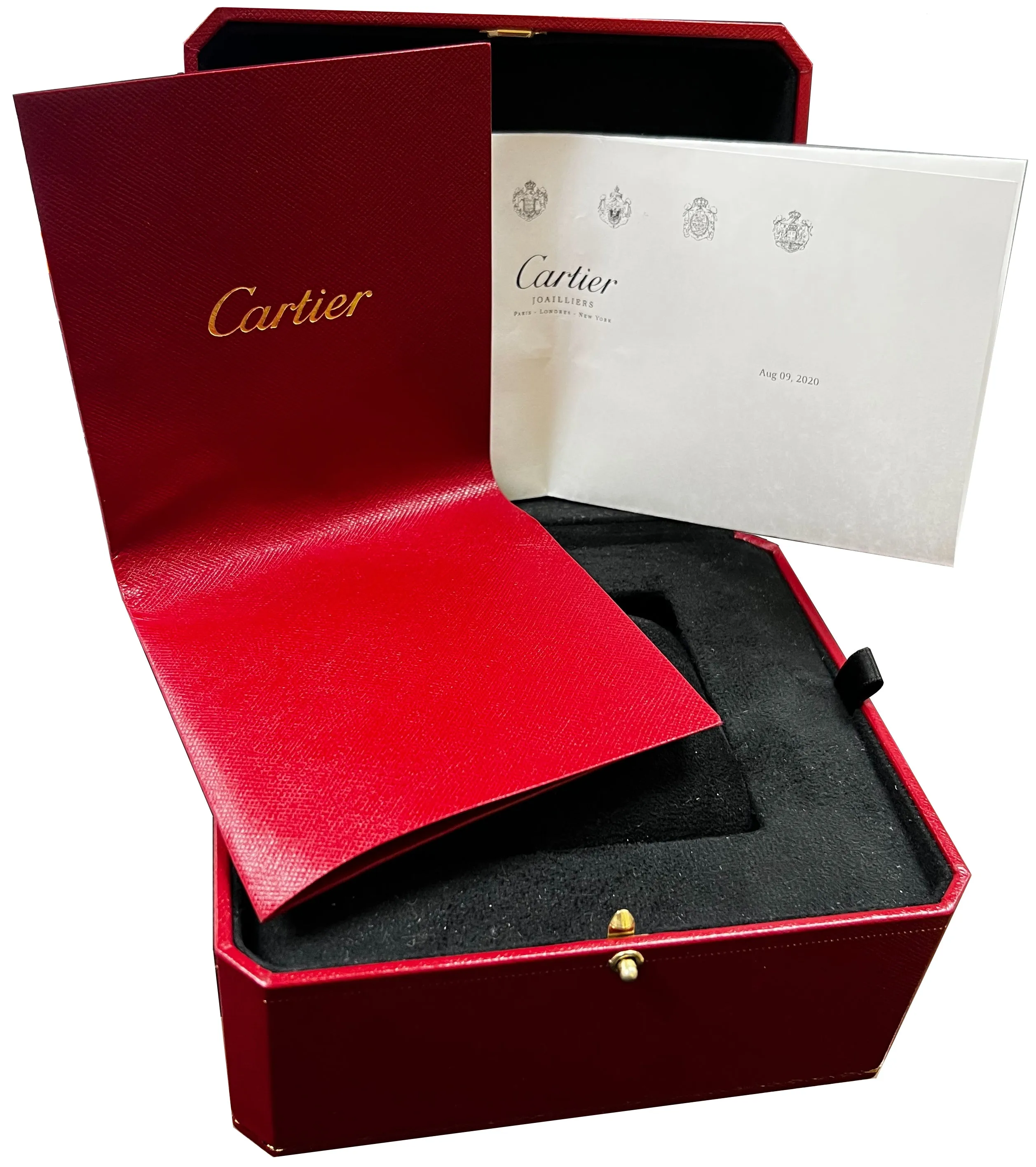 Cartier Santos Large 40mm Stainless Black PVD Automatic 4072 / WSSA0039 Watch