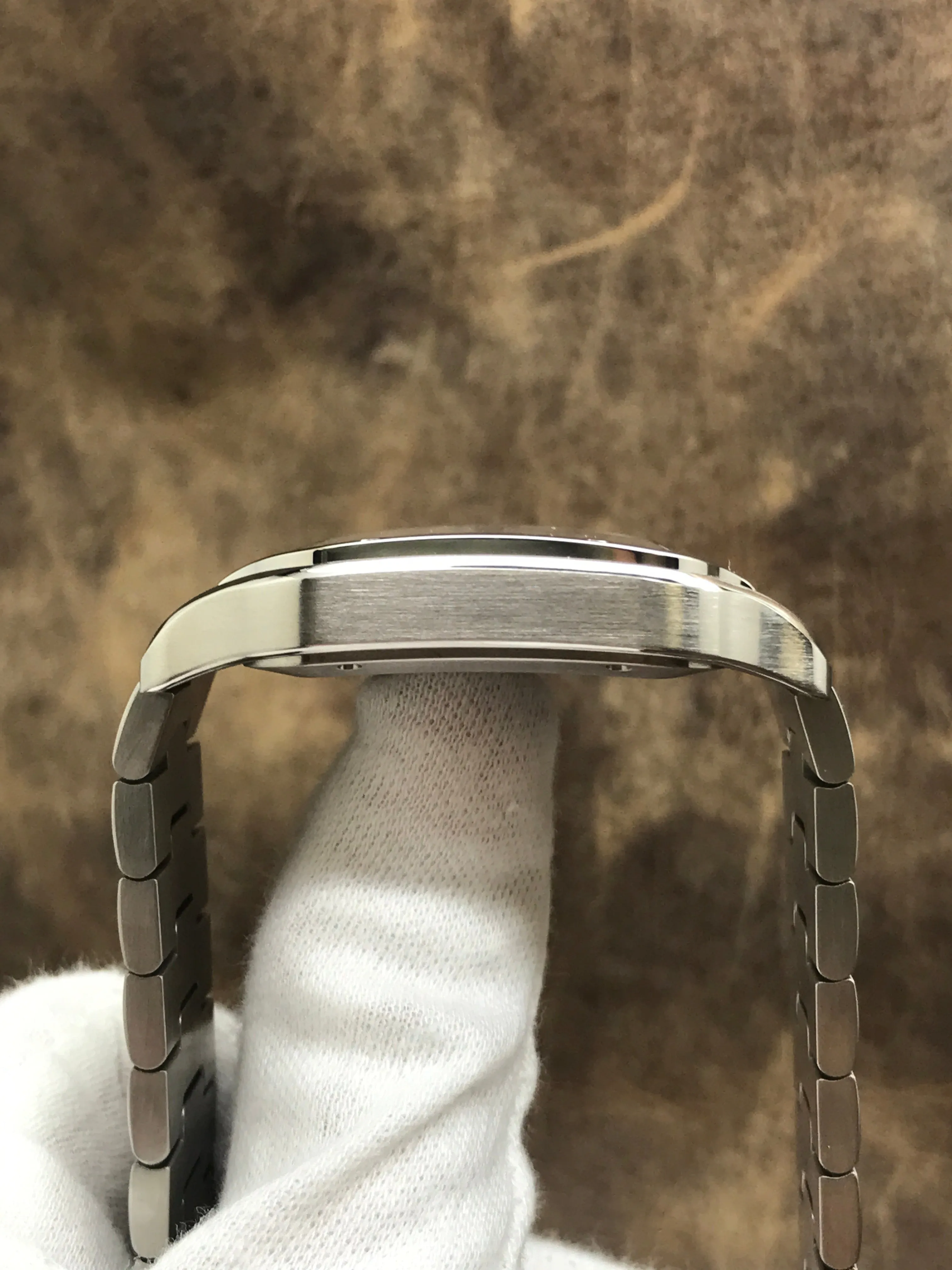 Cartier Santos Large WSSA0018 Silvered Opaline Dial Automatic Watch