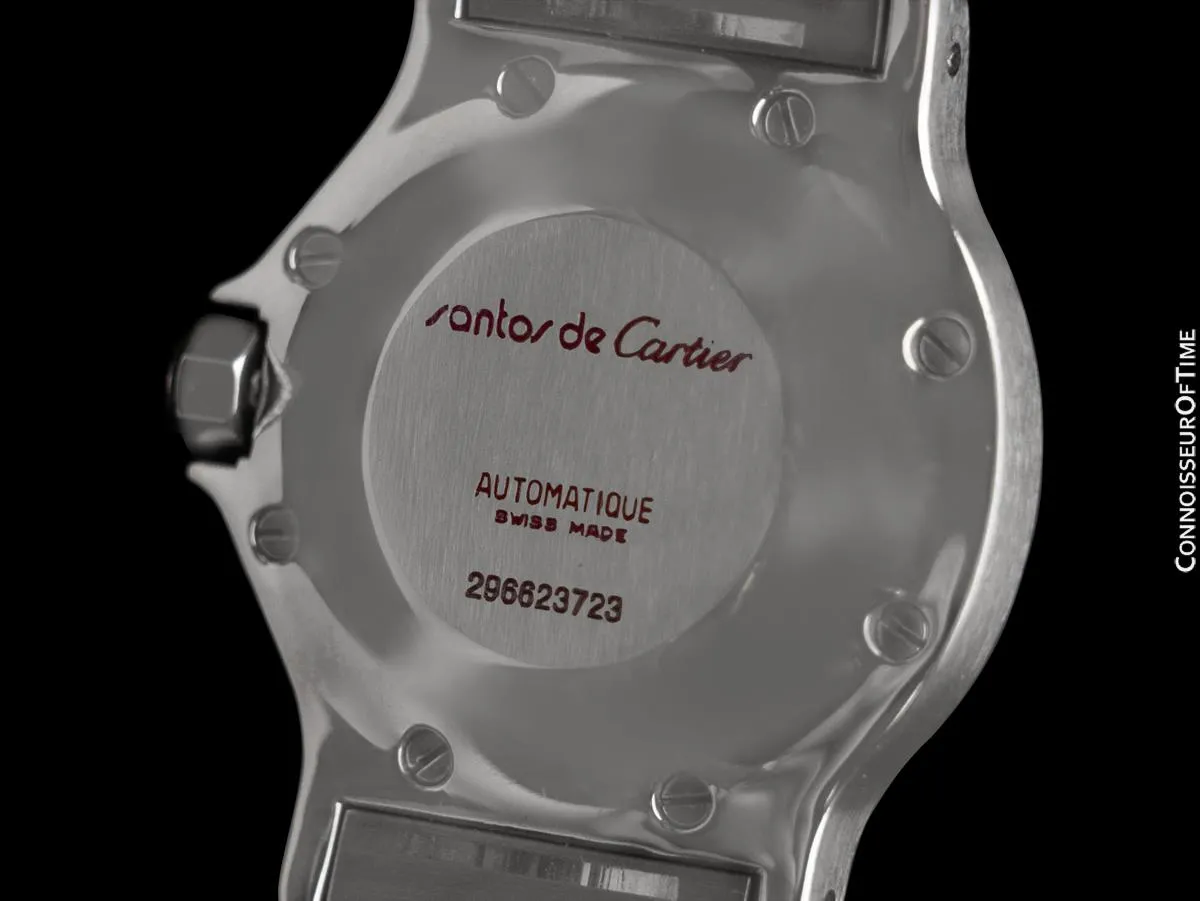 Cartier Santos Octagon Mens Unisex Watch, Automatic - Stainless Steel & 18K Gold
