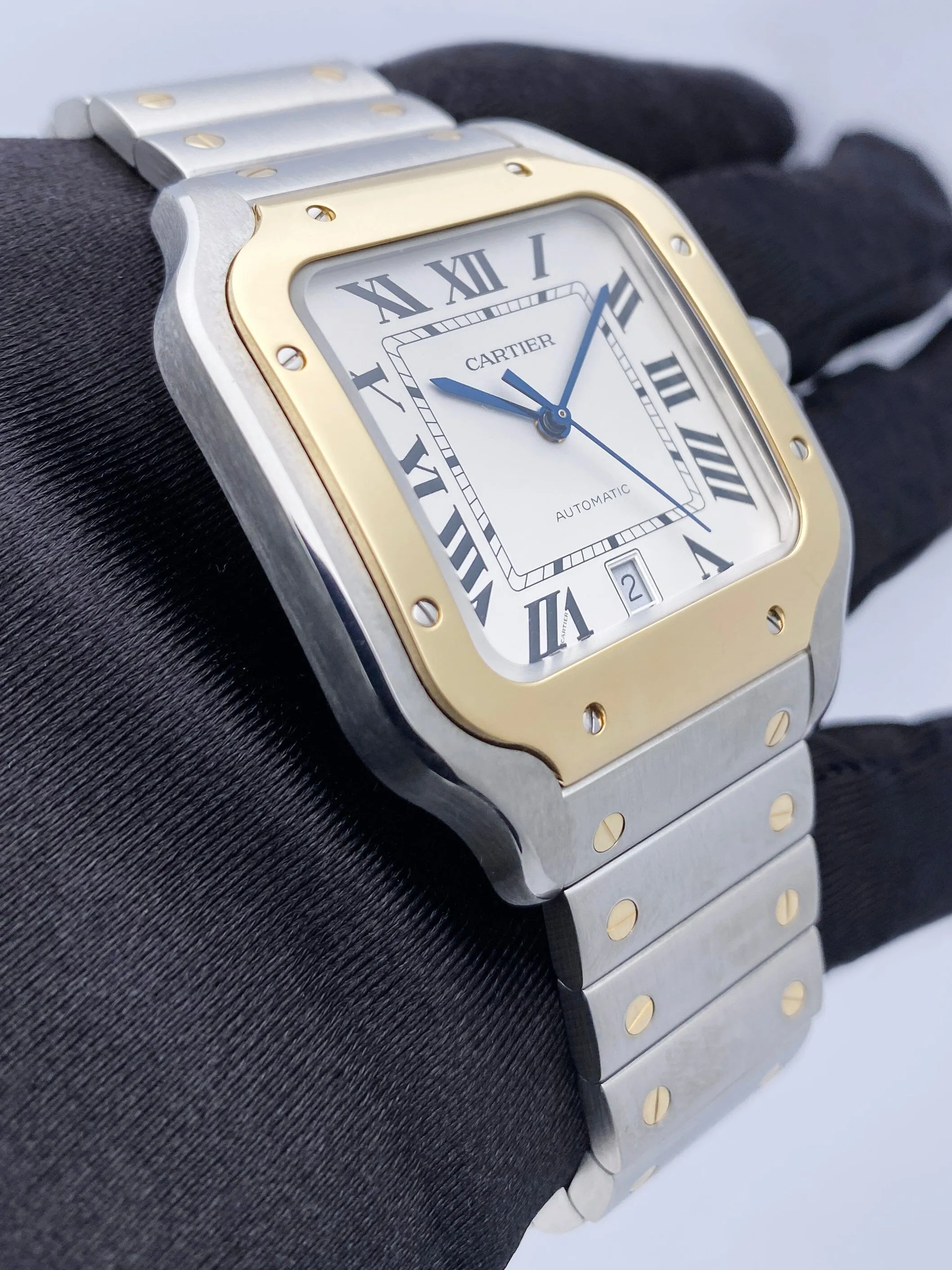 Cartier Santos W2SA0009 Large Size Mens Watch