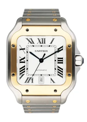 Cartier Santos W2SA0009 Large Size Mens Watch