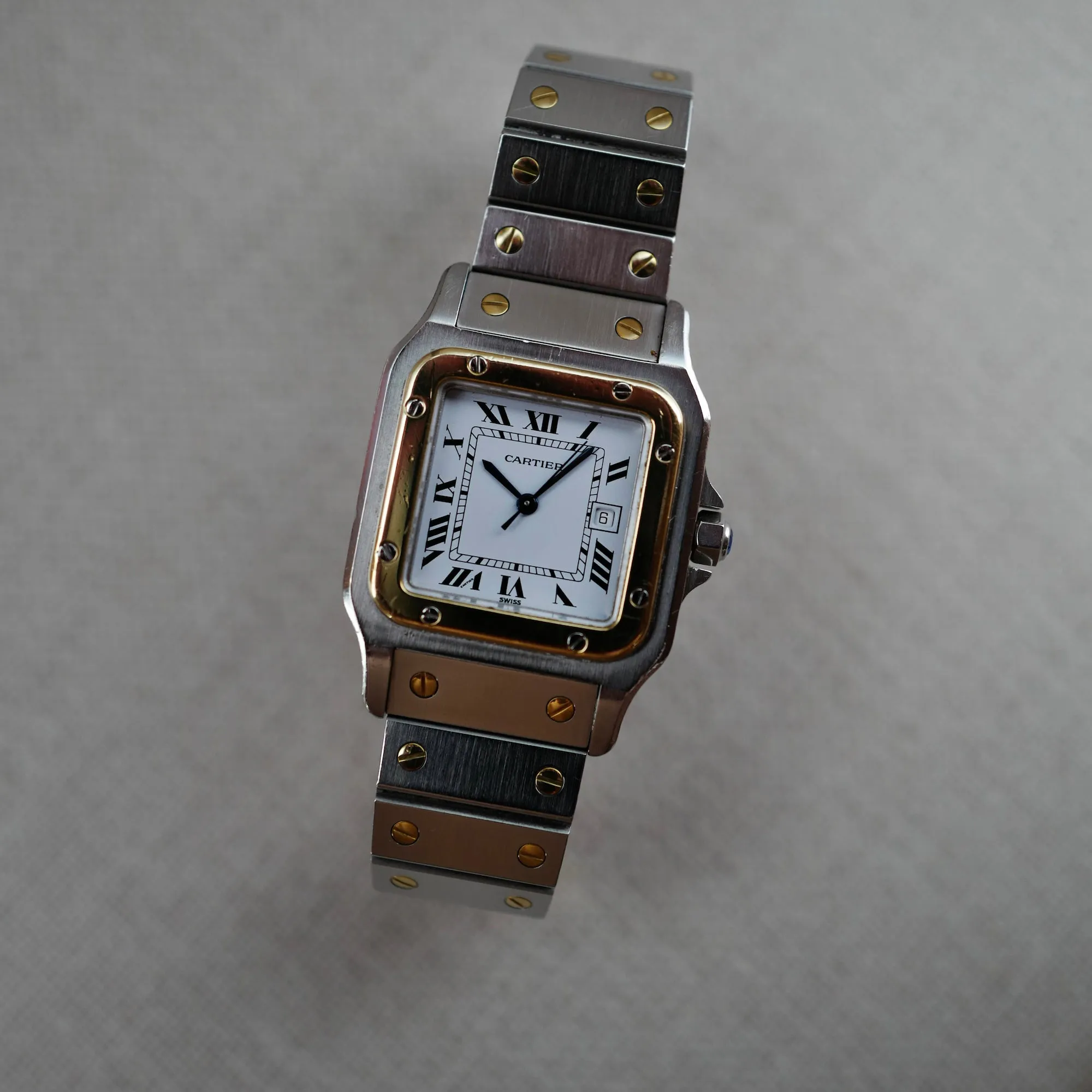 Cartier Two Tone Vintage Santos Ref. 2961