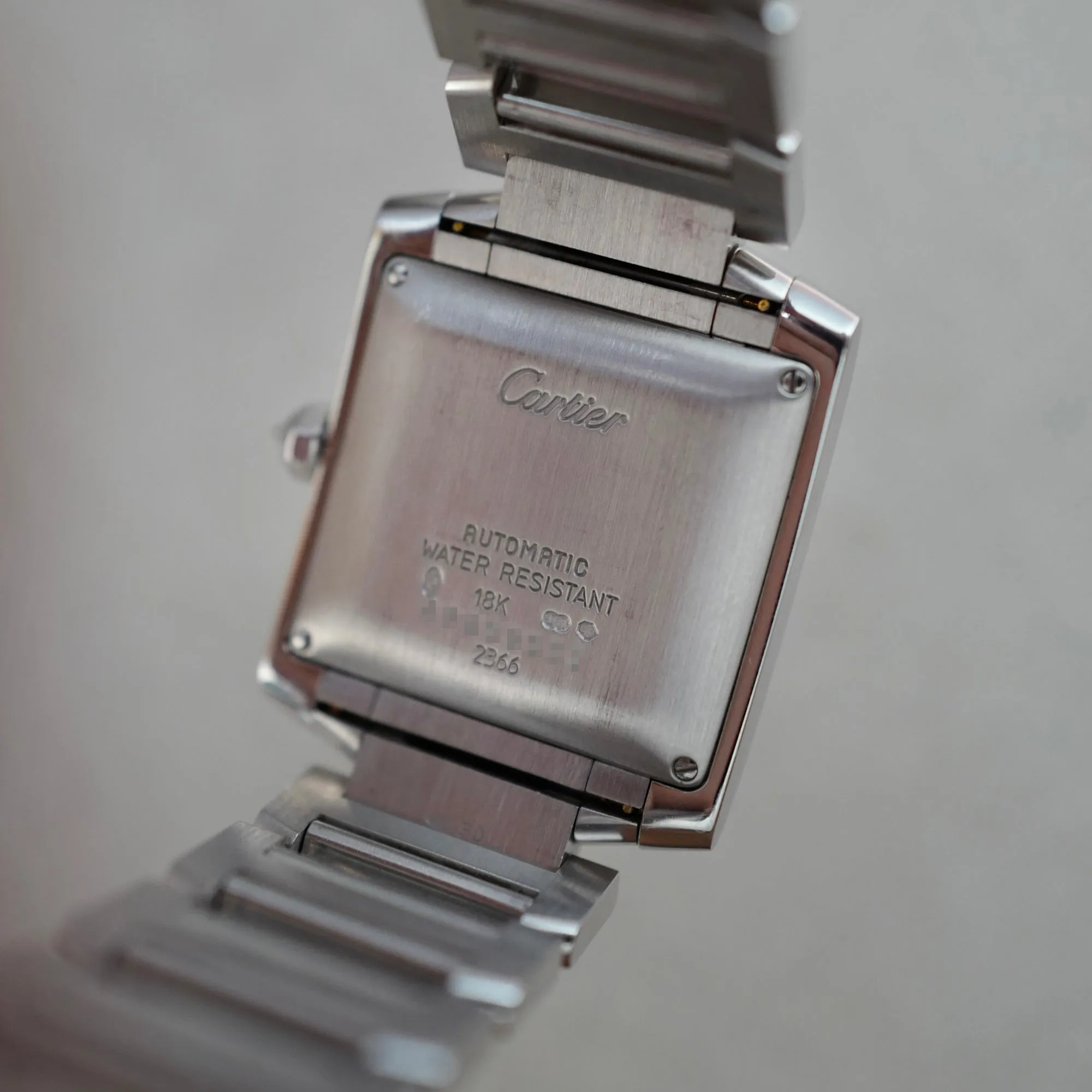 Cartier White Gold Large Model Tank Francaise Ref. WE100351