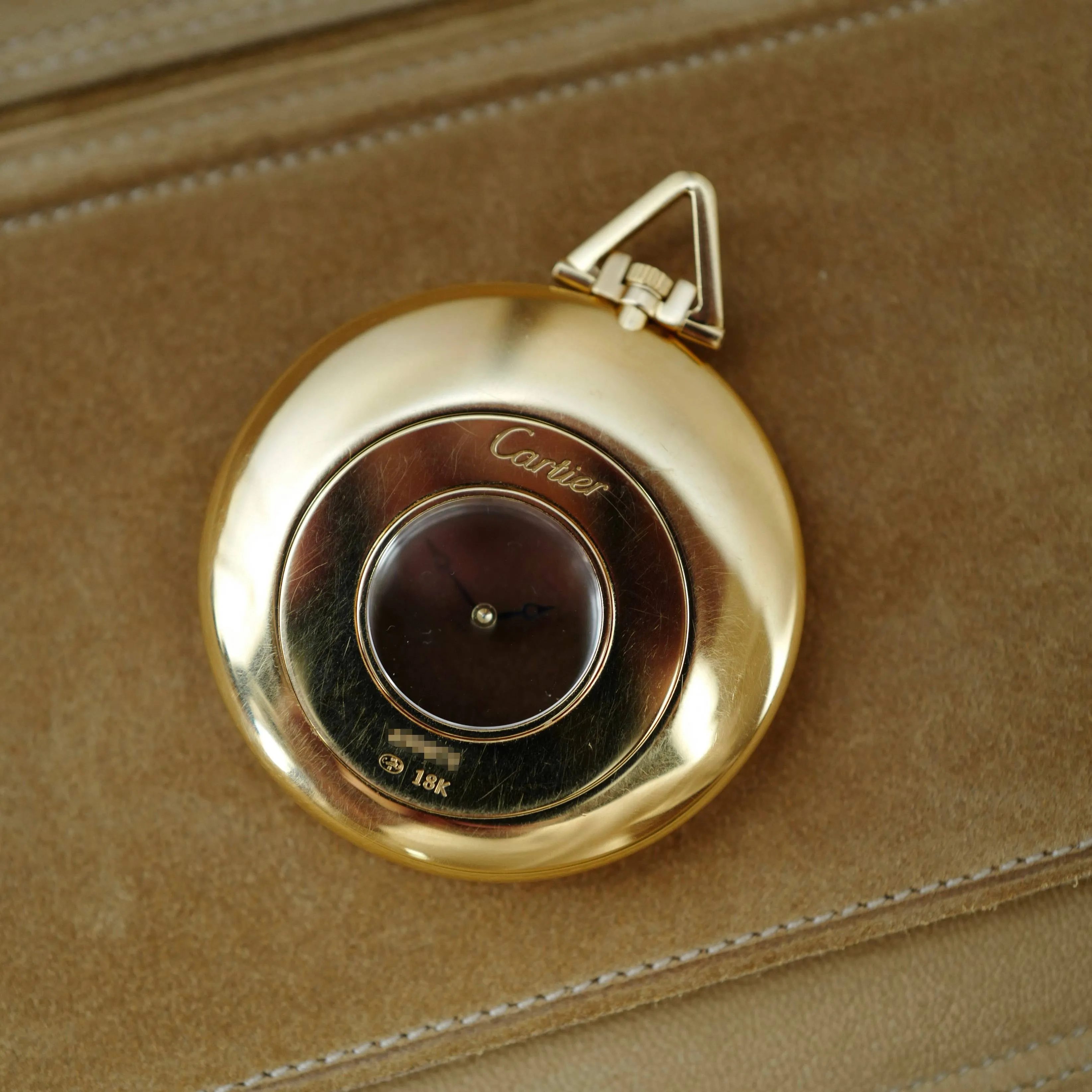 Cartier Yellow Gold Mystery Pocket Watch (New Arrival)