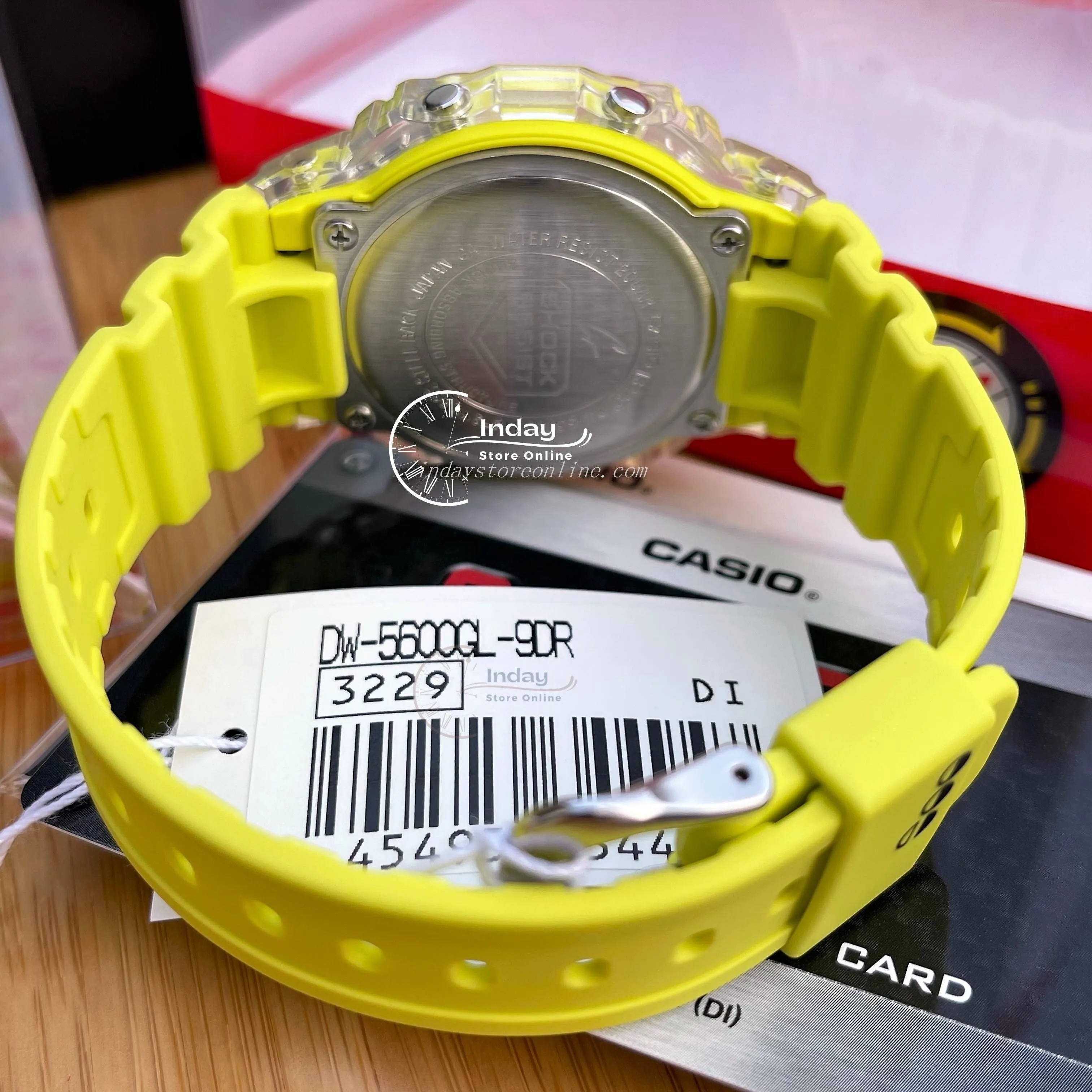 Casio G-Shock Men's Watch DW-5600GL-9 Digital 5600 Series Resin Band Mineral Glass Shock Resistant
