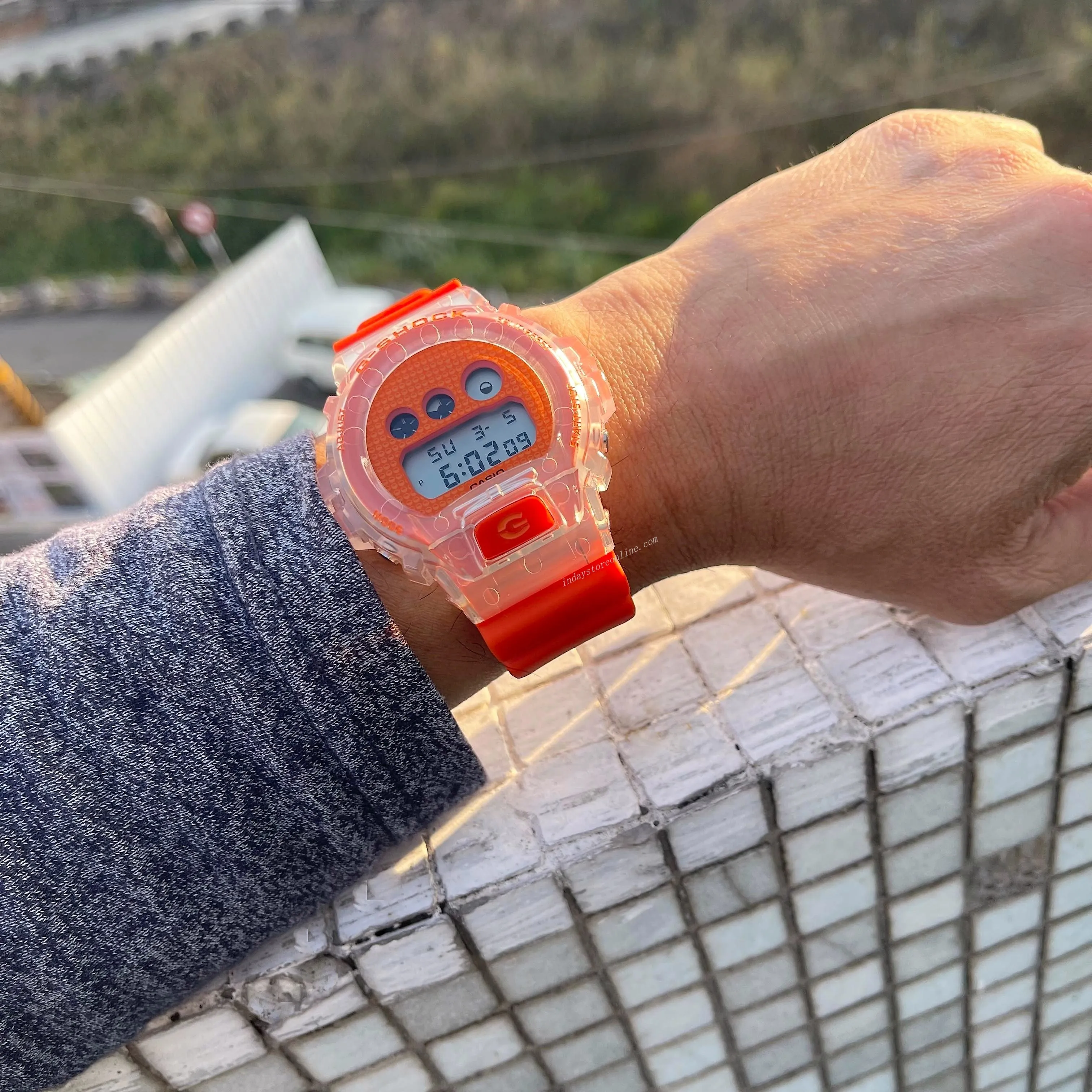 Casio G-Shock Men's Watch DW-6900GL-4 Digital 6900 Series Lucky Drop Vibrant Colors