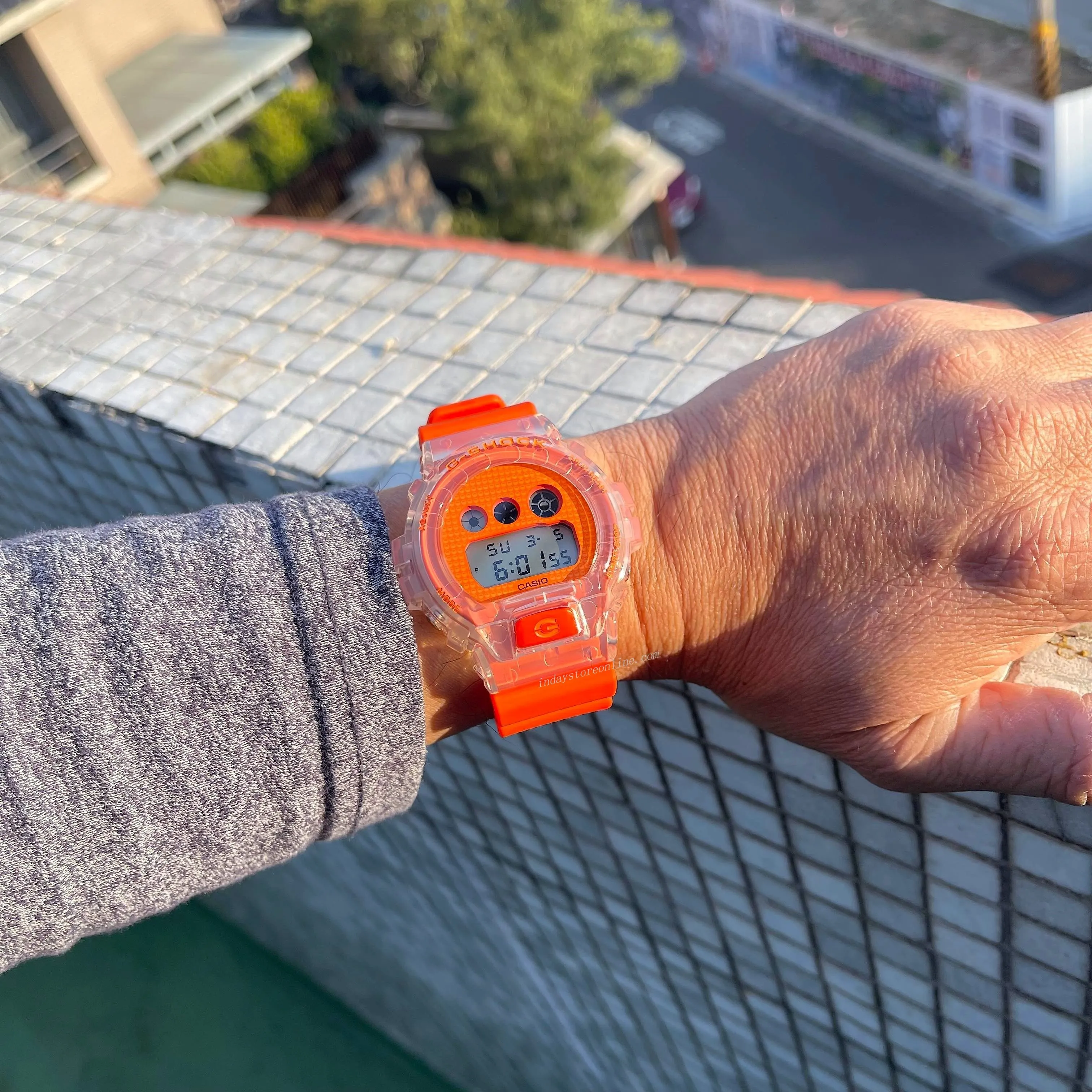 Casio G-Shock Men's Watch DW-6900GL-4 Digital 6900 Series Lucky Drop Vibrant Colors