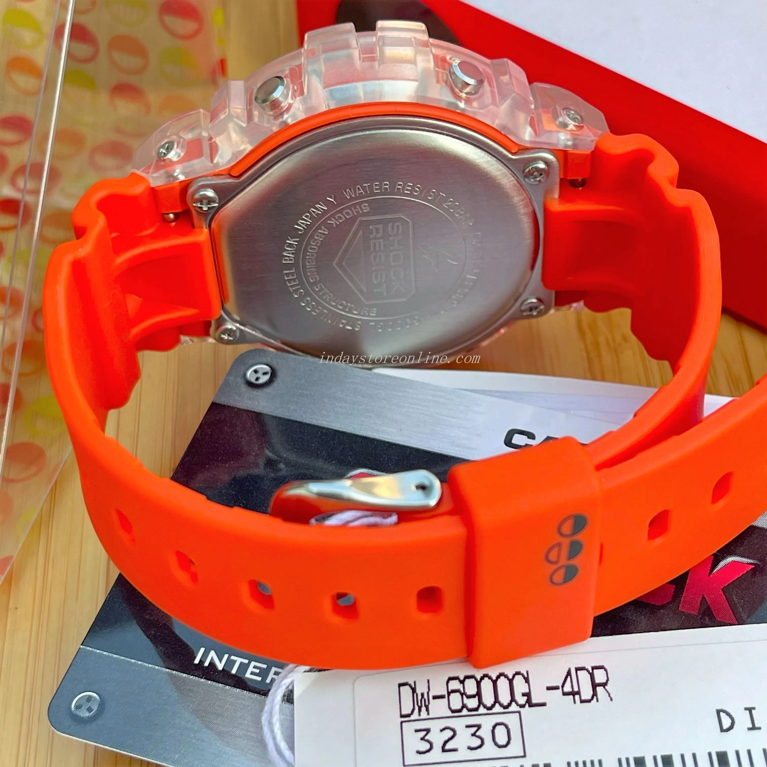 Casio G-Shock Men's Watch DW-6900GL-4 Digital 6900 Series Lucky Drop Vibrant Colors