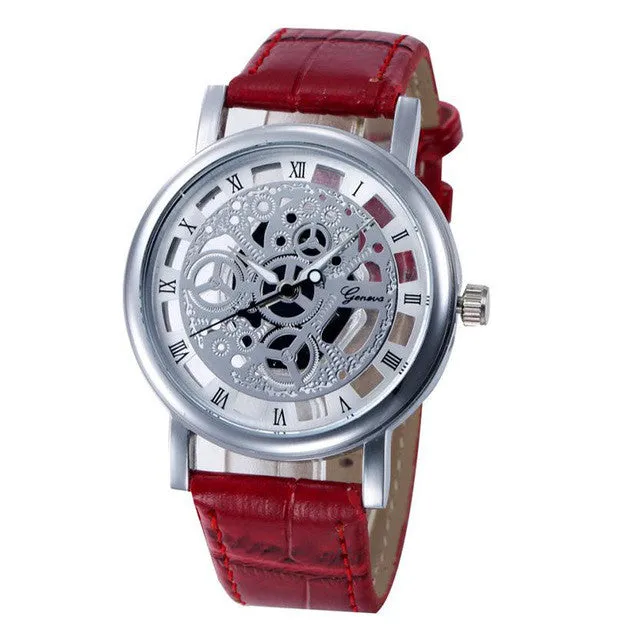 Casual  Faux Leather Men's Watches