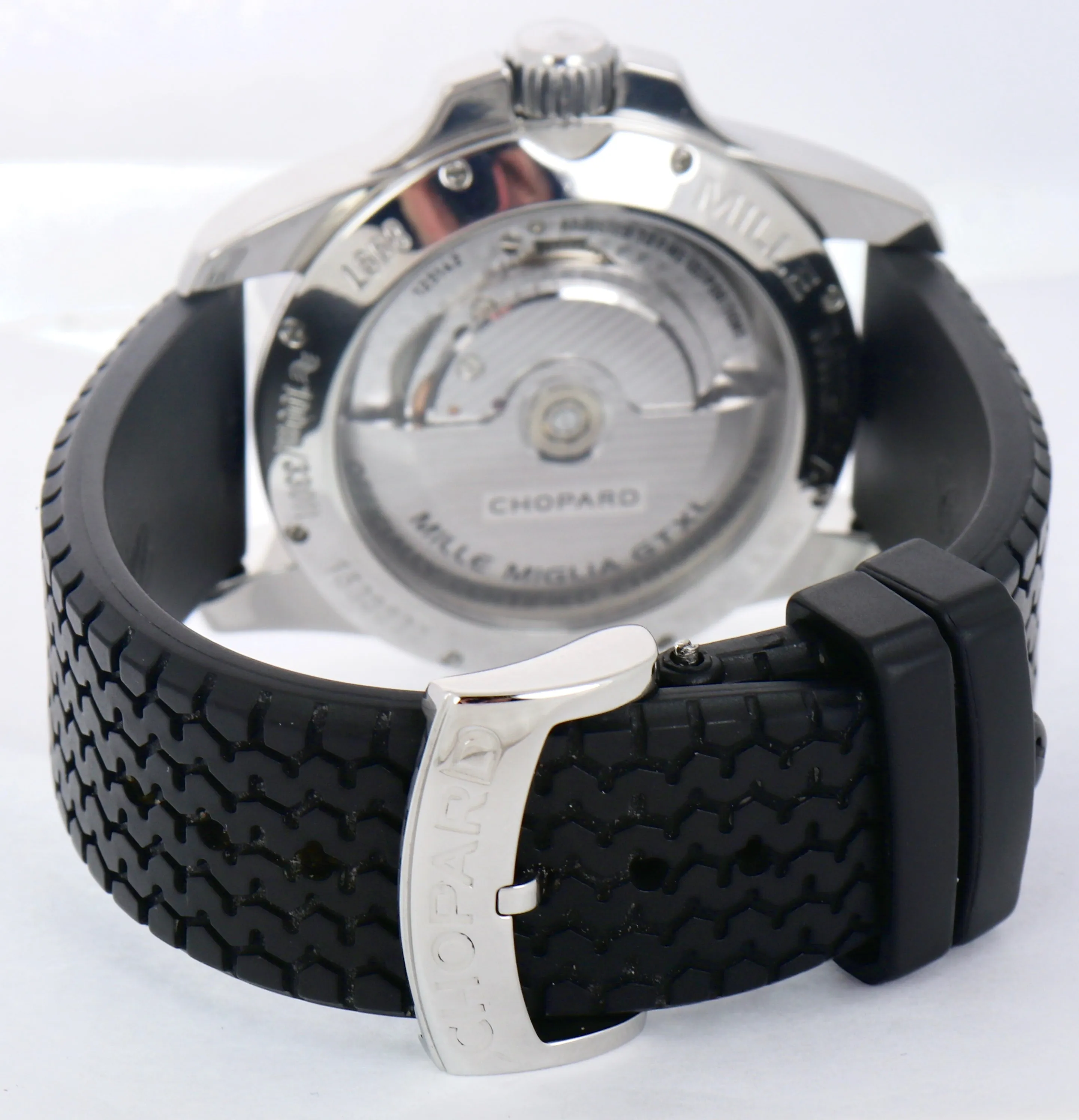 Chopard Gran Turismo GT XL Power Reserve Date 8997 44mm Stainless Rubber Watch