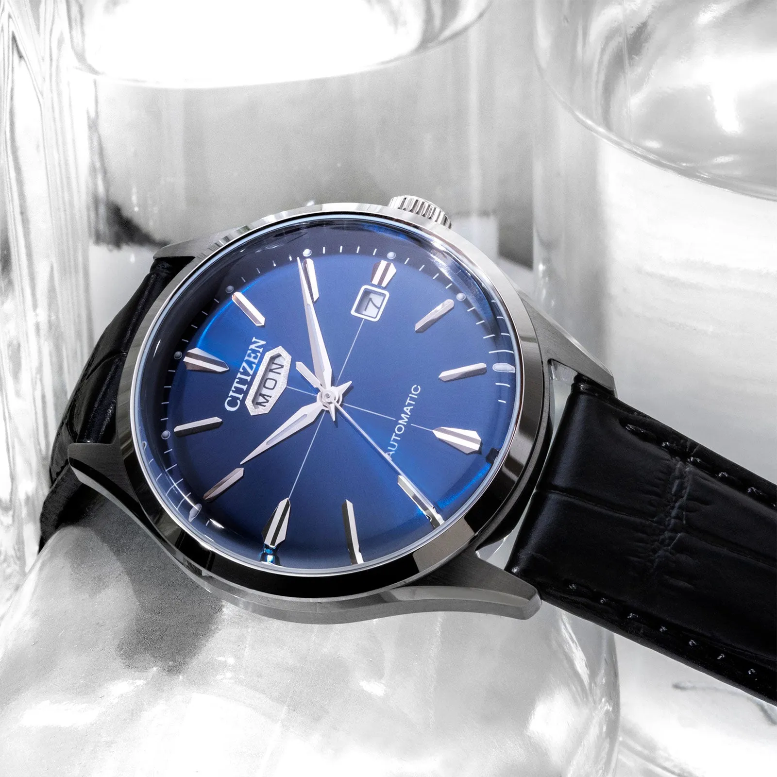 CITIZEN Mechanical Automatic Blue Dial Watch NH8390-20L