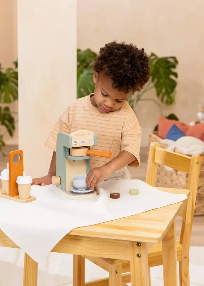 Coco Village - Wooden Coffee Maker Set - Seafoam
