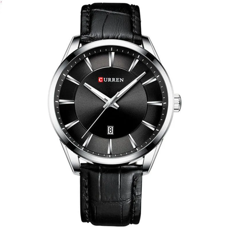 Curren Men's Business Belt Calendar Waterproof Quartz Watch