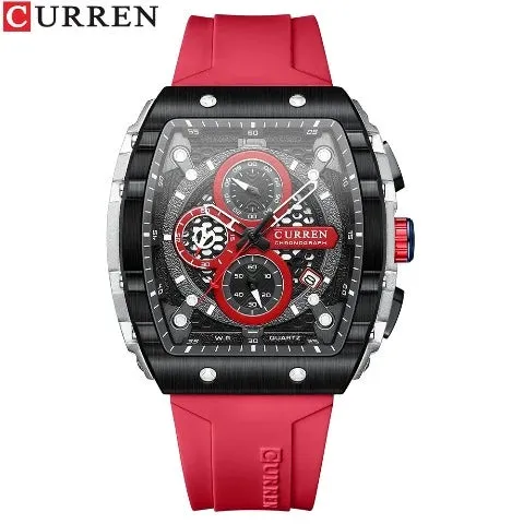 CURREN Men's Sports Rectangular Watch (Dial 4.7cm) - CUR221