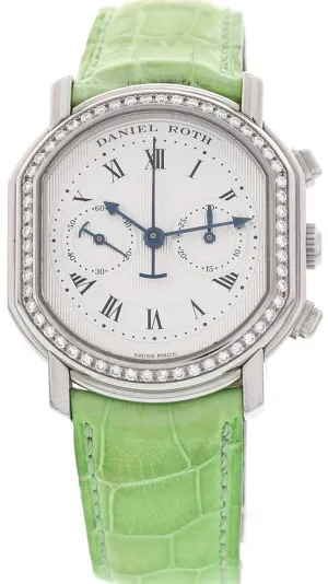 Daniel Roth Masters Chronograph Stainless Steel & Diamond Watch 447.J.10