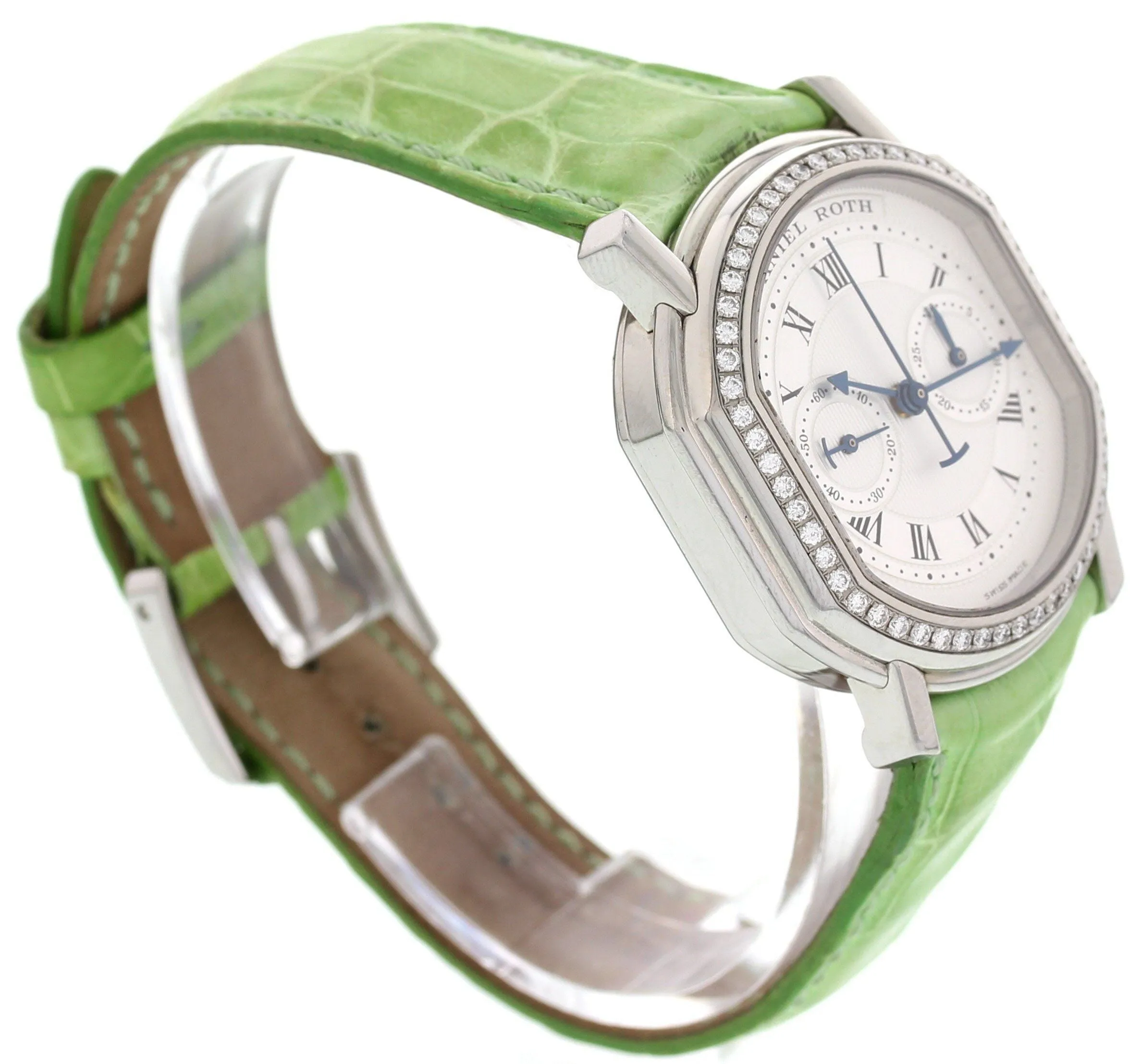 Daniel Roth Masters Chronograph Stainless Steel & Diamond Watch 447.J.10