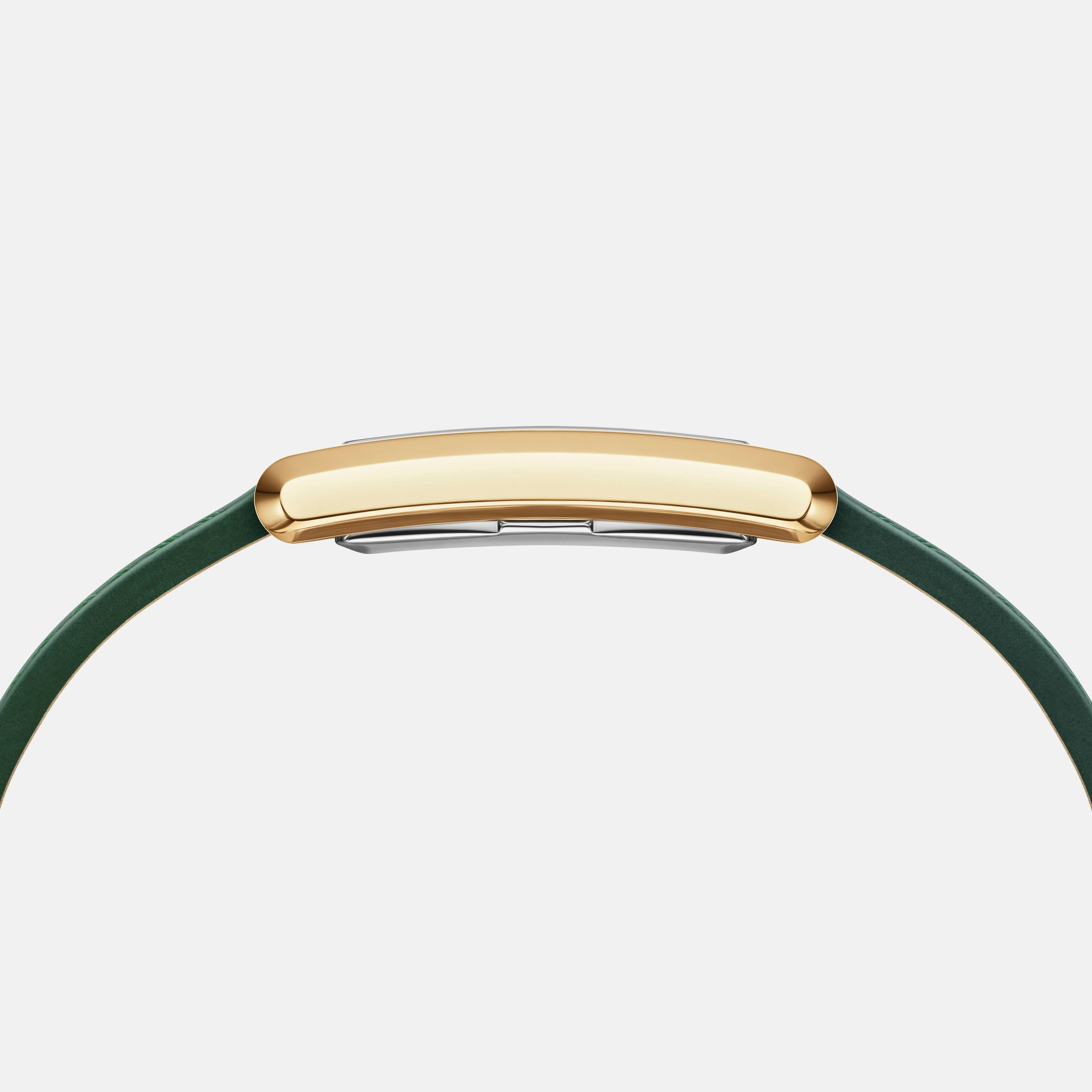 Daniel Wellington Bound 32x22 Green Croc Leather G Champagne Sunray Watch