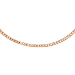 Daniel Wellington Elan Flat Chain Necklace Short Rose Gold