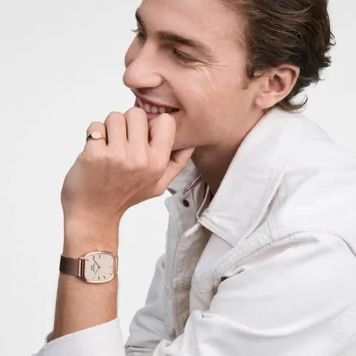 Daniel Wellington Marlon Melrose Linen Linen Dial Men 36.3mm DW00100817