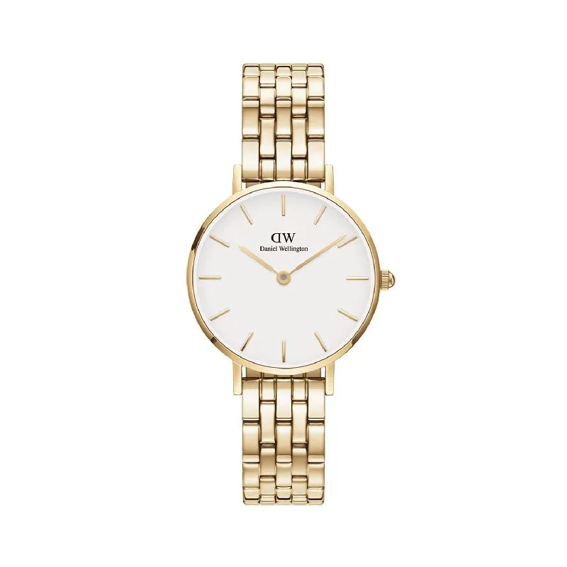 Daniel Wellington Petite Lumine 5-Link Ever Gold 28mm Watch