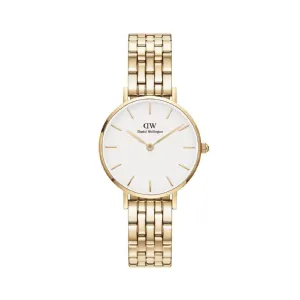 Daniel Wellington Petite Lumine 5-Link Ever Gold 28mm Watch