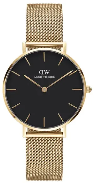 Daniel Wellington Watch Petite Evergold Black 32mm